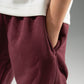 BURGUNDY LITTLE ONES RELAXED LIGHTWEIGHT SWEATPANTS