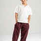 BURGUNDY LITTLE ONES RELAXED LIGHTWEIGHT SWEATPANTS