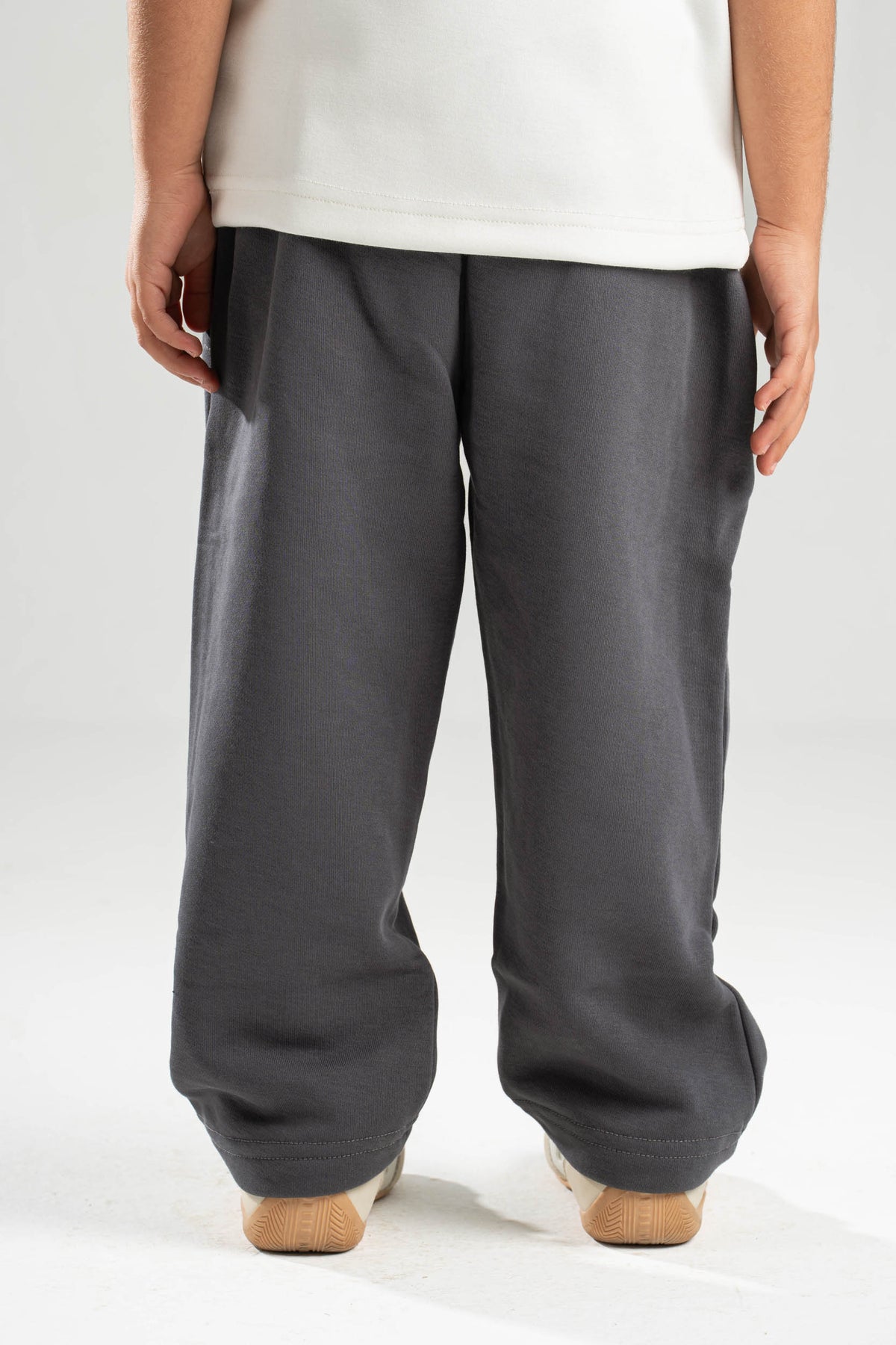 CHARCOAL GREY LITTLE ONES RELAXED LIGHTWEIGHT SWEATPANTS