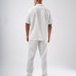 SHORT SLEEVE LINE-TEXTURED SHIRT