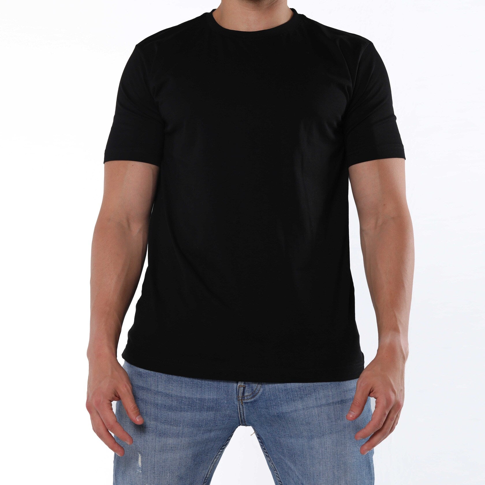 BLACK REGULAR T-SHIRT