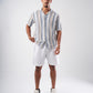 WAFFLE STRIPED MULTI-COLOR SHIRT