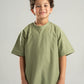 OLIVE LITTLE ONES HEAVY WEIGHT OVERSIZED T-SHIRT