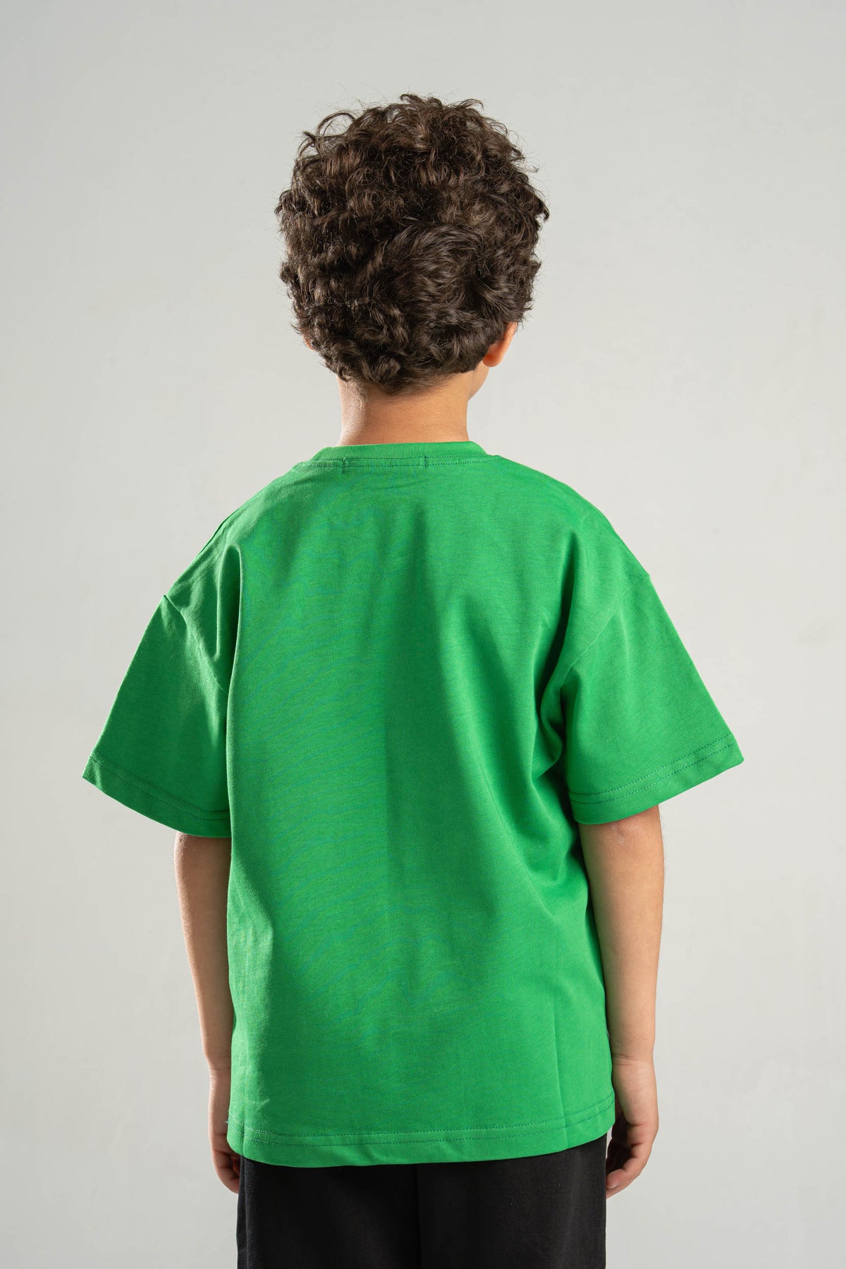 GREEN LITTLE ONES HEAVY WEIGHT OVERSIZED T-SHIRT