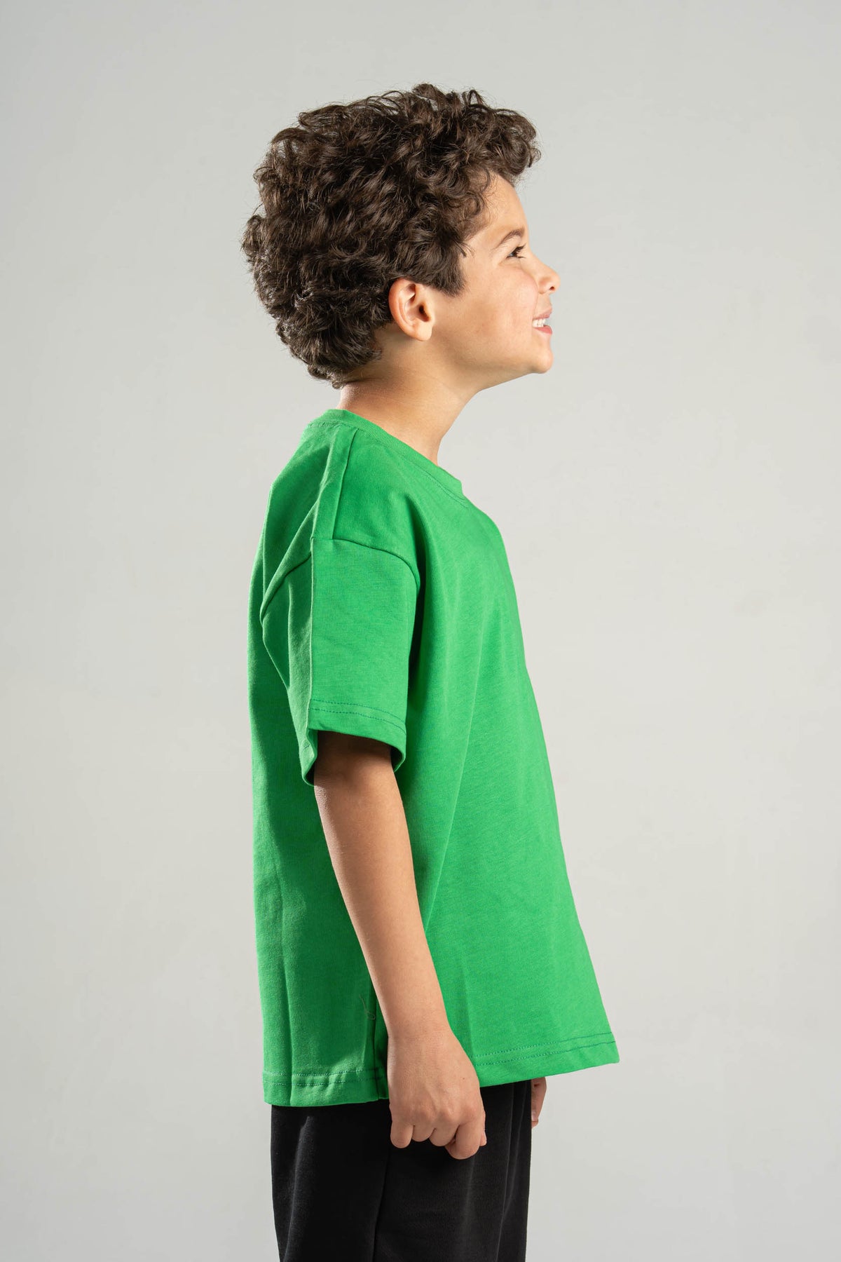 GREEN LITTLE ONES HEAVY WEIGHT OVERSIZED T-SHIRT