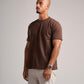 DARK BROWN ESSENTIAL T-SHIRT