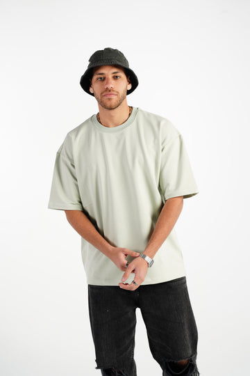 MINT GREEN SUMMER MELTON OVER-SIZED T-SHIRT