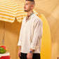 OFF-WHITE LINEN BOXY SHIRT
