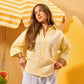 BUTTERMILK YELLOW RELAXED LINEN SHIRT