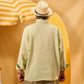 MINT LINEN BOXY SHIRT