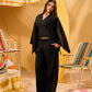 BLACK WOMEN'S CLASSIC LINEN PANTS