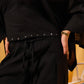 BLACK WOMEN'S CLASSIC LINEN PANTS