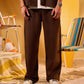 DARK BROWN BAGGY SWEATPANTS