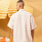 OFF-WHITE LINEN BLEND SHIRT