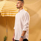 WHITE LINEN SHIRT