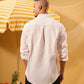 WHITE LINEN SHIRT