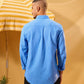 LIGHT BLUE LINEN SHIRT