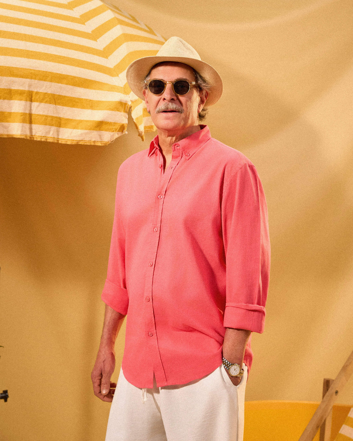 WATERMELON LINEN SHIRT
