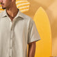 MINT GREEN TEXTURED OVERSHIRT