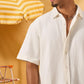 OFF WHITE TEXTURED OVERSHIRT
