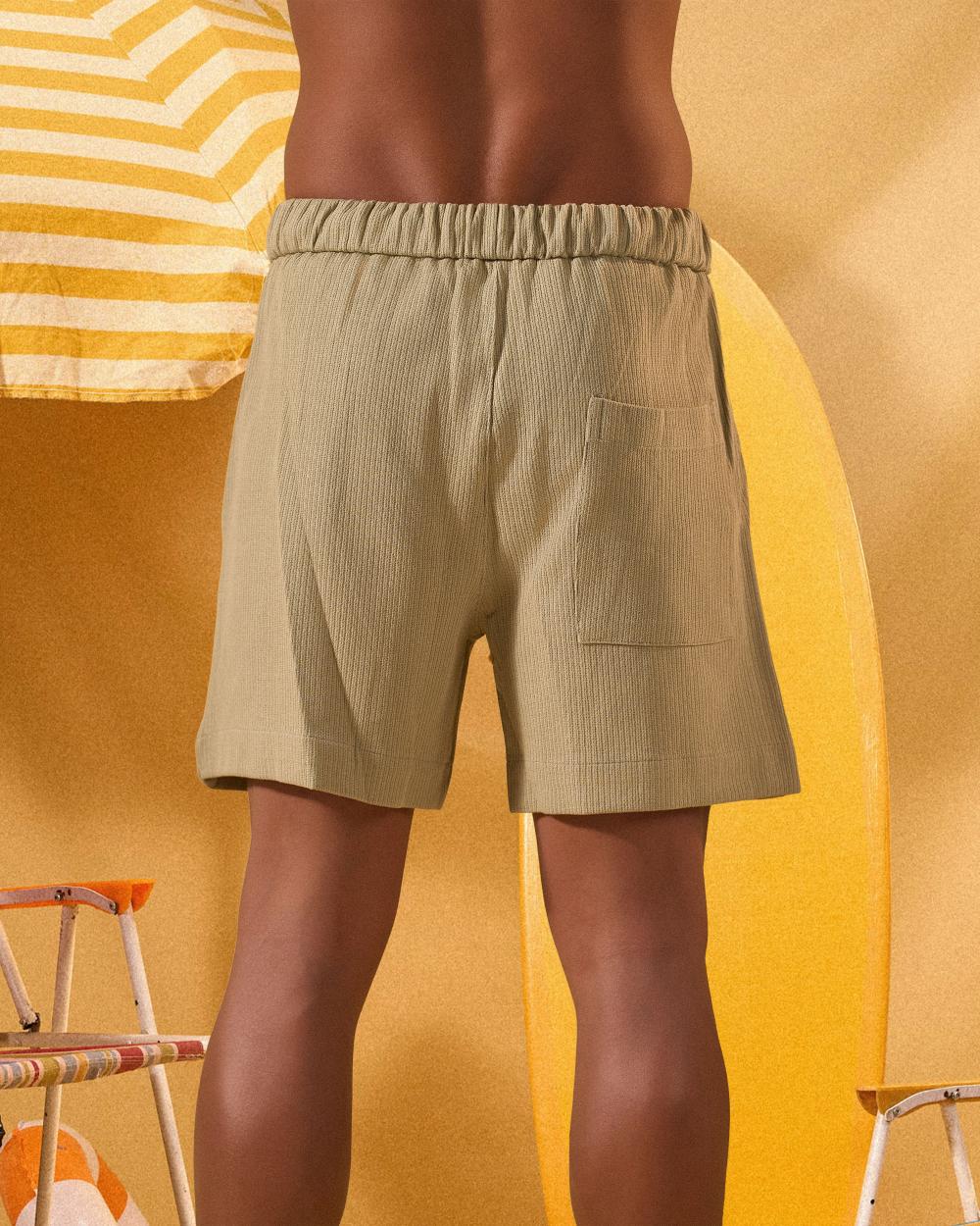 MINT GREEN SOFT TEXTURE SHORTS