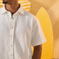 OFF WHITE SOFT TEXTURE OVERSHIRT