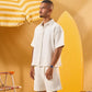 OFF WHITE WAFFLE OVERSHIRT