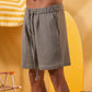 GREY RIDGED SHORT