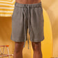 GREY RIDGED SHORT