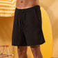 BLACK RIDGED SHORT