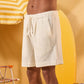 OFF-WHITE RIDGED SHORT