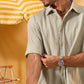 MINT GREEN RELAXED RIBBED OVERSHIRT