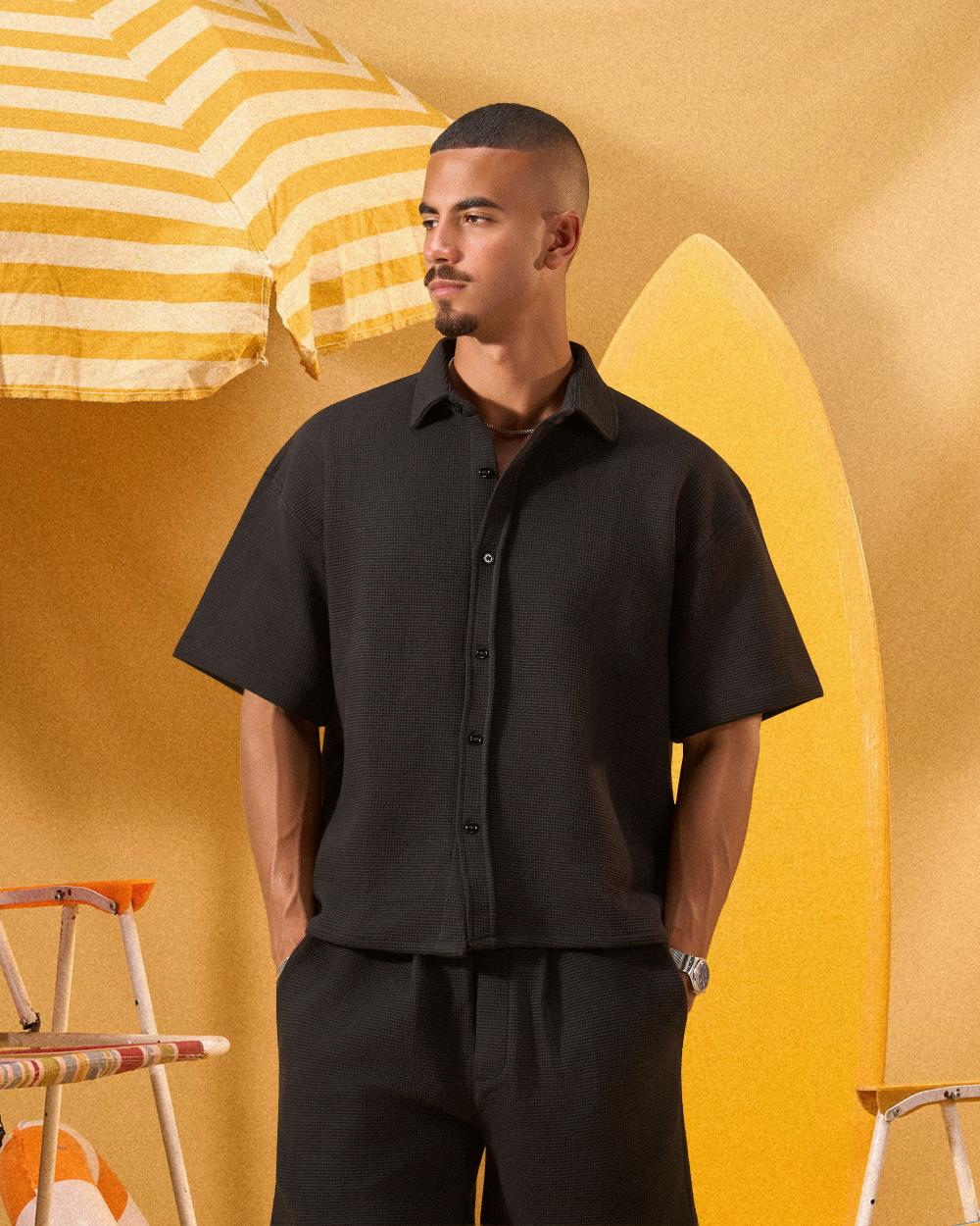 MEN TEXTURED TOPS