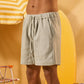MINT GREEN RELAXED RIBBED SHORTS