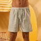 MINT GREEN RELAXED RIBBED SHORTS