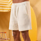 OFF WHITE WAFFLE SHORTS