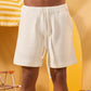 OFF WHITE WAFFLE SHORTS