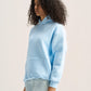 SKY-BLUE OVER-SIZED HOODIE