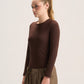 ROUND NECK LONG SLEEVE TOP