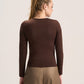 ROUND NECK LONG SLEEVE TOP