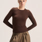 ROUND NECK LONG SLEEVE TOP