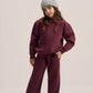 BURGUNDY LITTLE ONES RELAXED-FIT SWEATPANT