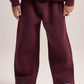 BURGUNDY LITTLE ONES RELAXED-FIT SWEATPANT