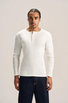 LONG SLEEVE HENLEY SHIRT