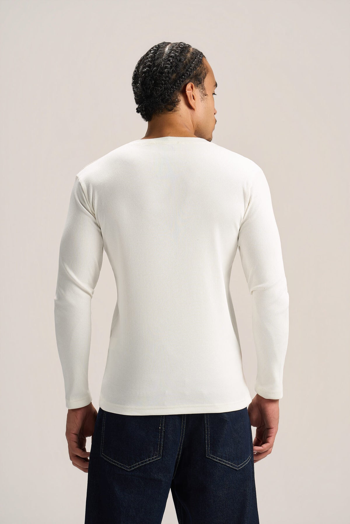 LONG SLEEVE HENLEY SHIRT