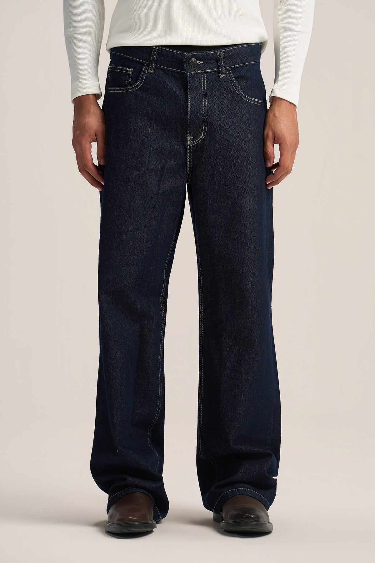EVERYDAY STRAIGHT LEG DENIM PANTS