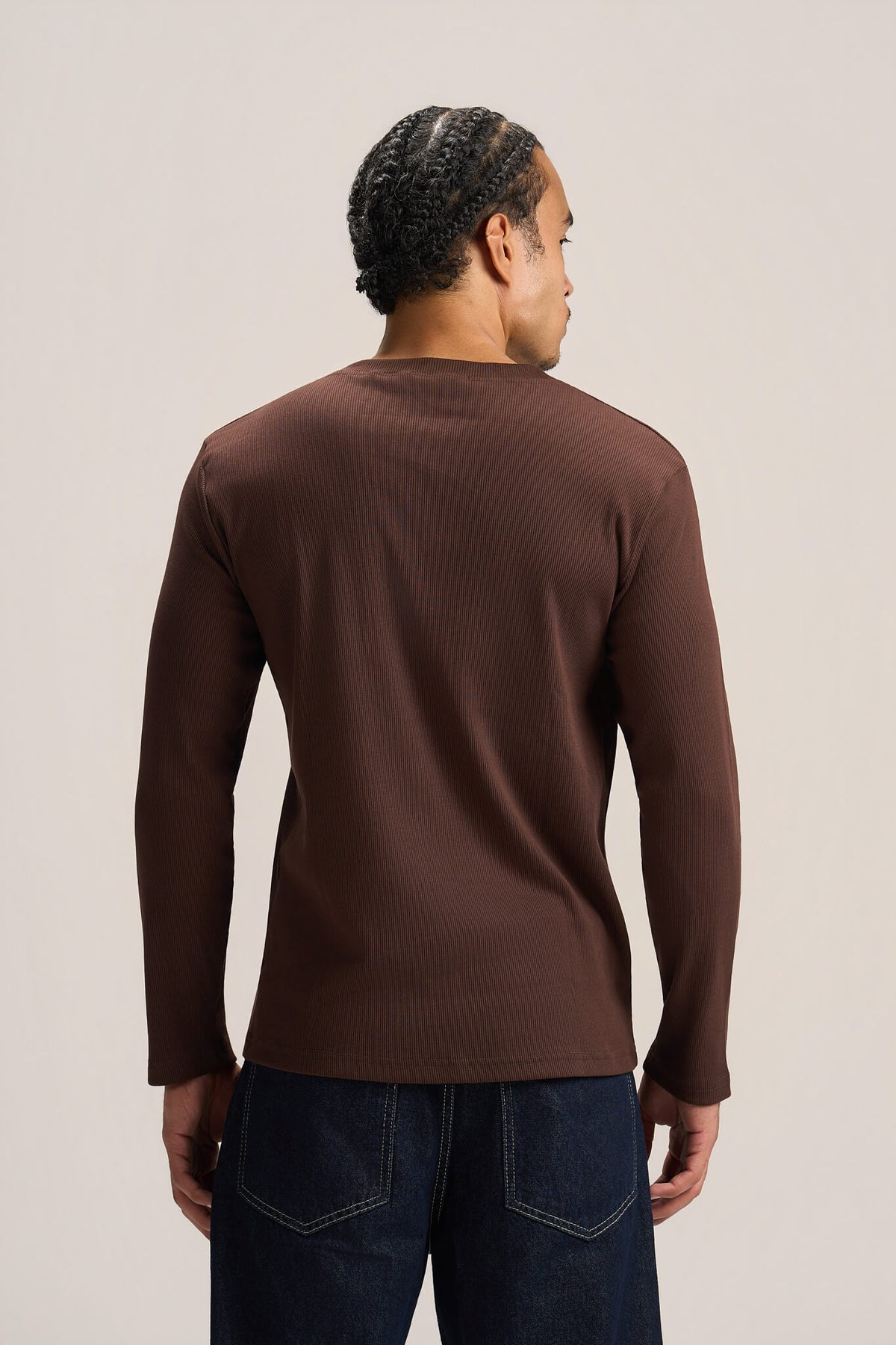 LONG SLEEVE HENLEY SHIRT