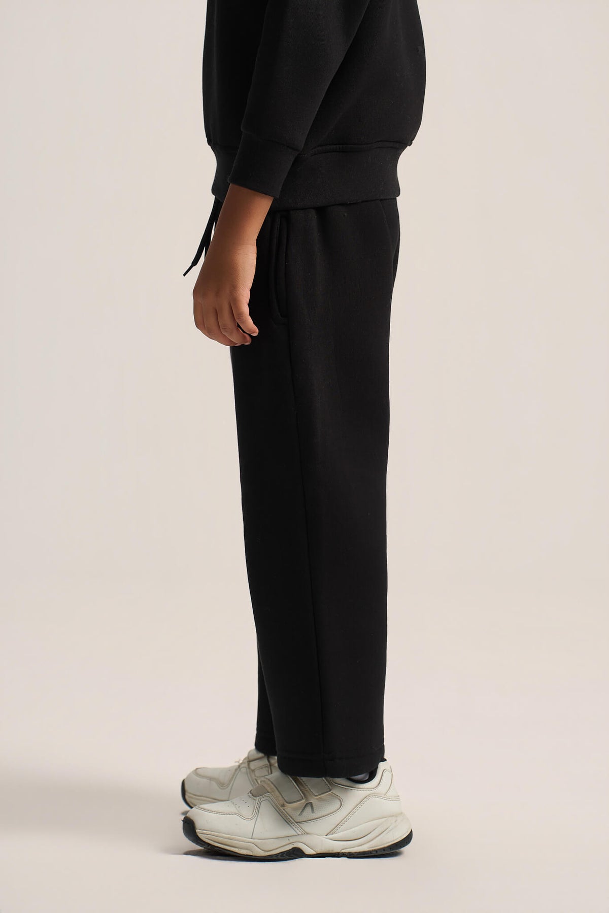 BLACK LITTLE ONES RELAXED-FIT SWEATPANT