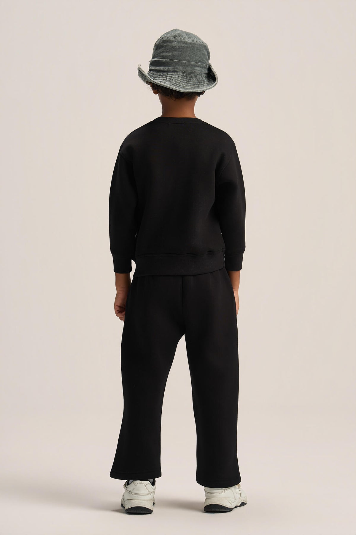BLACK LITTLE ONES RELAXED-FIT SWEATPANT