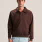 V-NECK COLLAR SWEATSHIRT